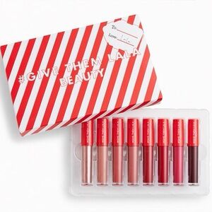 Give them La La Beauty Candy Land Lip Set Lip Gloss Set of 8 Limited Edition